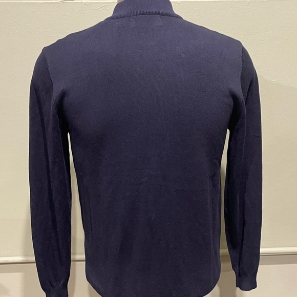 Lavane sweater zip up mock neck black regular fit - Picture 3 of 3